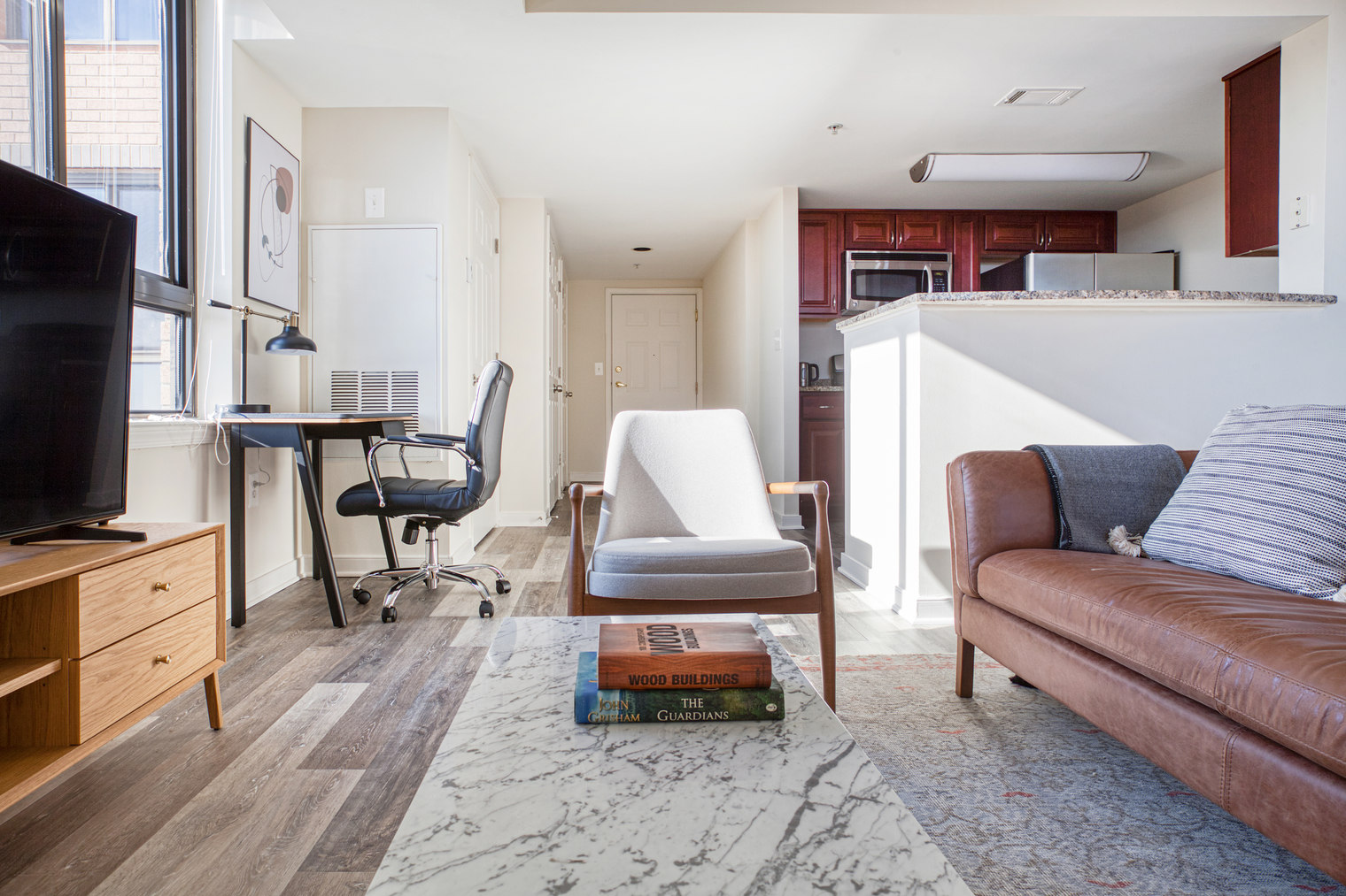 Pentagon City Studio w/ W/D, Gym & BBQ, nr Metro (WDC-371)