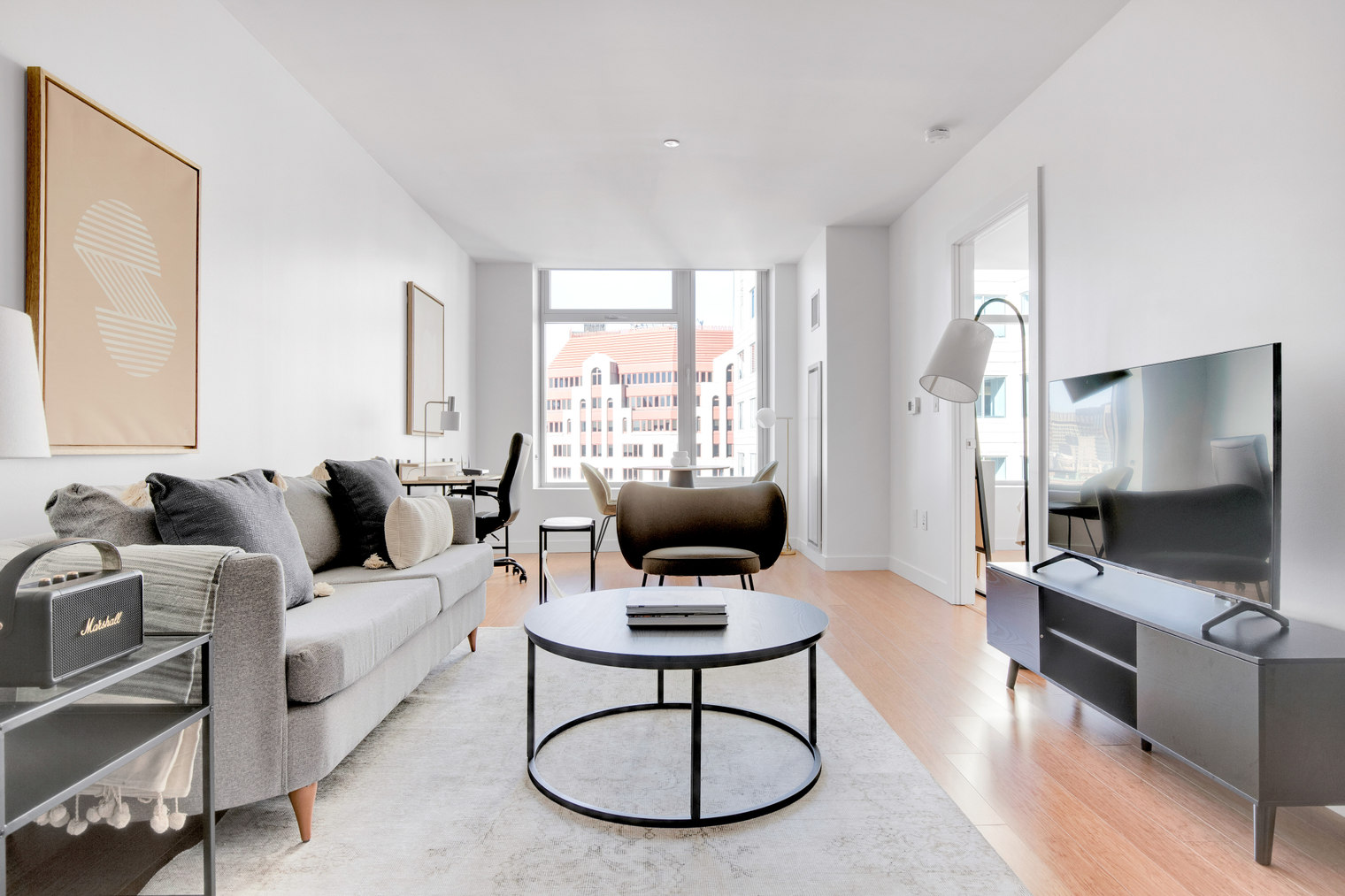 Downtown 1BR w/ Gym & W/D, nr S Station (BOS-621)