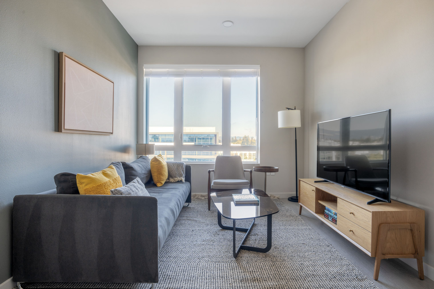 Santa Clara 1br w/ gym, pool, lounge, nr tech HQs (SFO-1403)