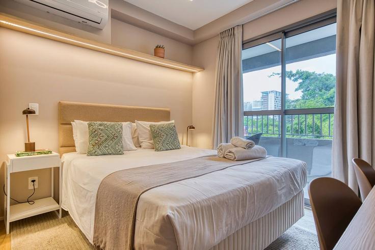 1 yatak odalı mobilyalı daire Rua dos Chanés 1544867P , Indianópolis, São Paulo, fotoğraf 1