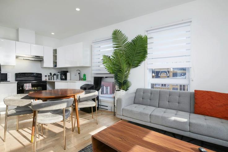 Ville-Marie, Montreal에 위치한 Building Rue Panet - 9547-9267-quebec-inc - 1602236 유닛의 세련된 인테리어가 돋보이는 거실 Ville-Marie, Montreal에 위치한 Building Rue Panet - 9547-9267-quebec-inc - 1602236 유닛의 세련된 인테리어가 돋보이는 거실