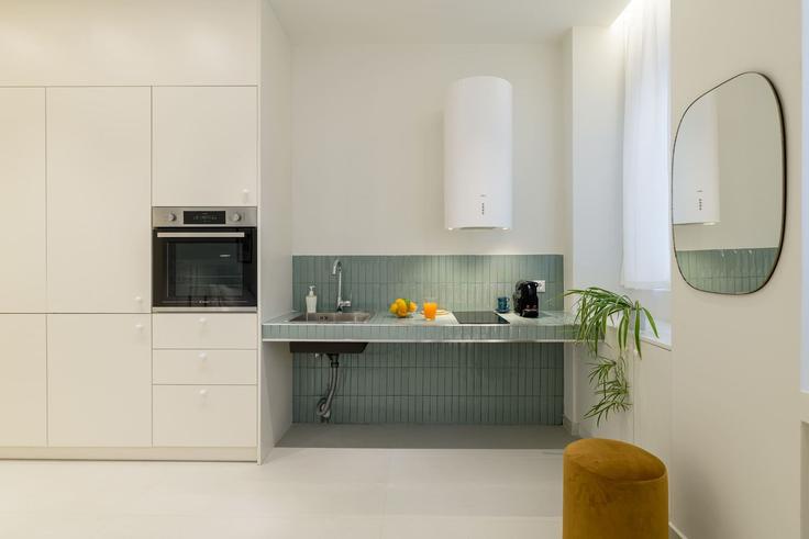 Funktionelle und stilvolle Küche mit erstklassige Ausstattung in einer gehobenen Wohnung im Building Trion Ierarchon - aegis-reatly-ike - 1360060 in Central Athens, Athens