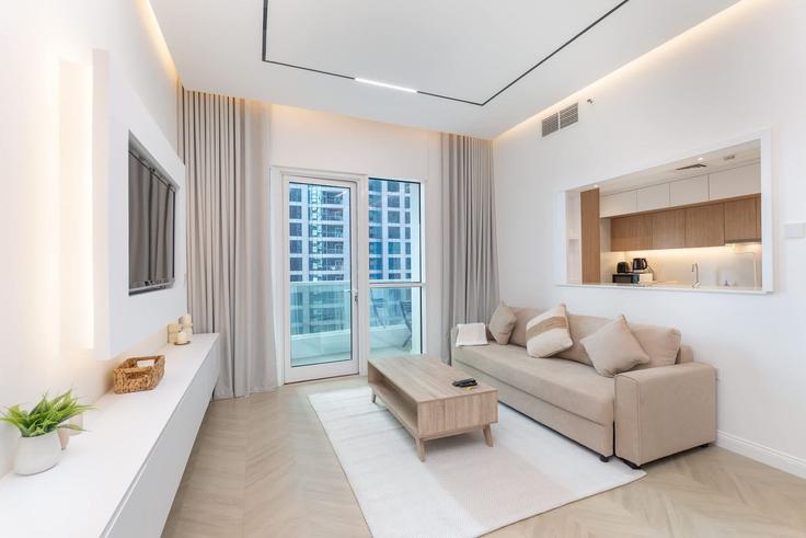 1 quarto mobiliado em apartamentos em Al Sharta Street 1261176P, Dubai Marina, Dubai, foto 1