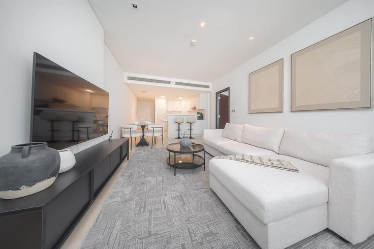 1 yatak odalı mobilyalı daire Al Mustaqbal Street 1259371P , Trade Center, Dubai, fotoğraf 1