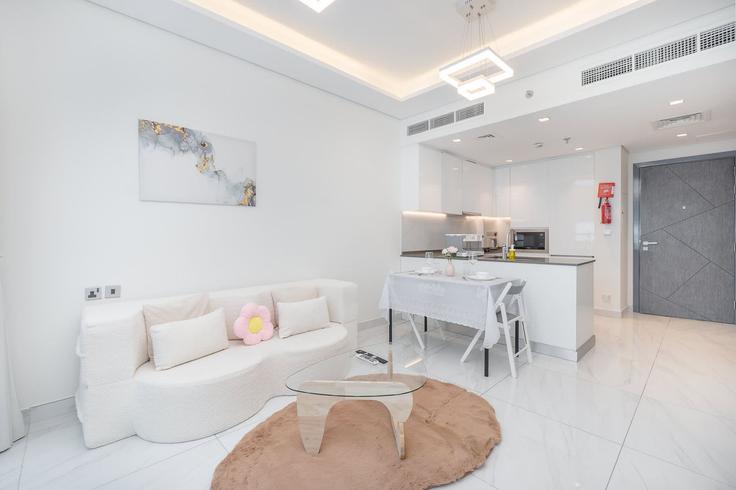 1 apartamento de un dormitorio amueblado en Tariaq Bedon Esm 1262427P , Arjan-Dubailand, Dubai, foto 1