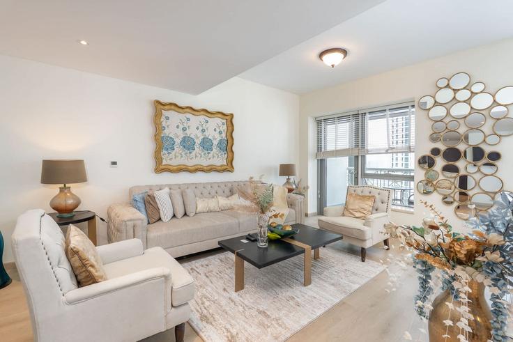 2 apartamento de un dormitorio amueblado en Tariaq Bedon Esm 1263537P , Downtown Dubai, Dubai, foto 1