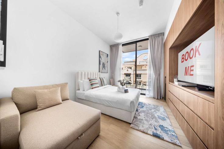 Dubai Al Barsha South Fourth에 위치한 Tariaq Bedon Esm 1325615P의 가구가 완비된 스튜디오 유닛, 사진 1