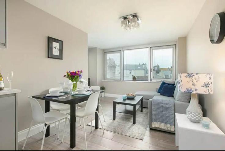 Brighton, Brighton에 위치한 Building Ship Street - airhost-agency - 1351195 아파트의 세련된 인테리어가 돋보이는 거실