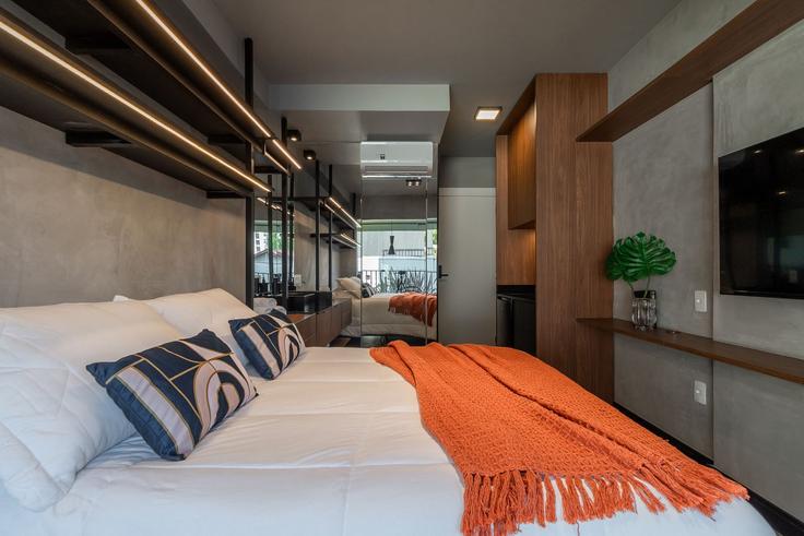 1 möblierte Einzimmerwohnung in Rua Joaquim Guarani 1459355P , Santo Amaro, São Paulo, Foto 1