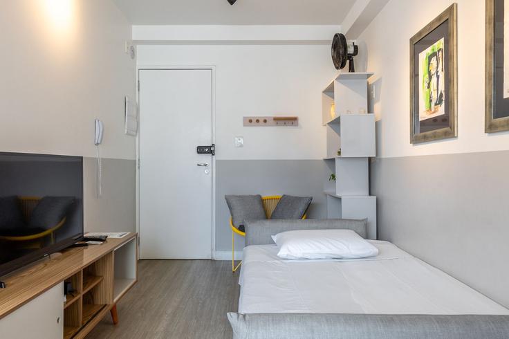 1 apartamento de un dormitorio amueblado en Rua Machado de Assis 1459352P , Vila Mariana, São Paulo, foto 1