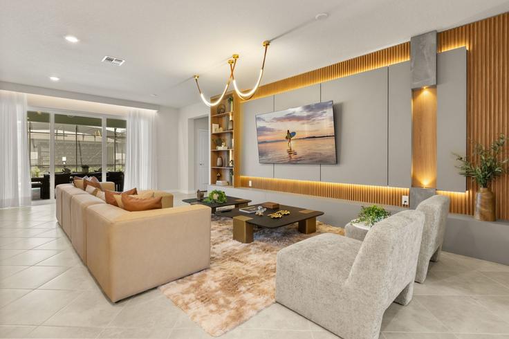 Sala de estar elegantemente projetada com móveis modernos em um apartamento no Building Breezy Palms Way - andes-str - 1593447 em Four Corners, Four Corners Sala de estar elegantemente projetada com móveis modernos em um apartamento no Building Breezy Palms Way - andes-str - 1593447 em Four Corners, Four Corners