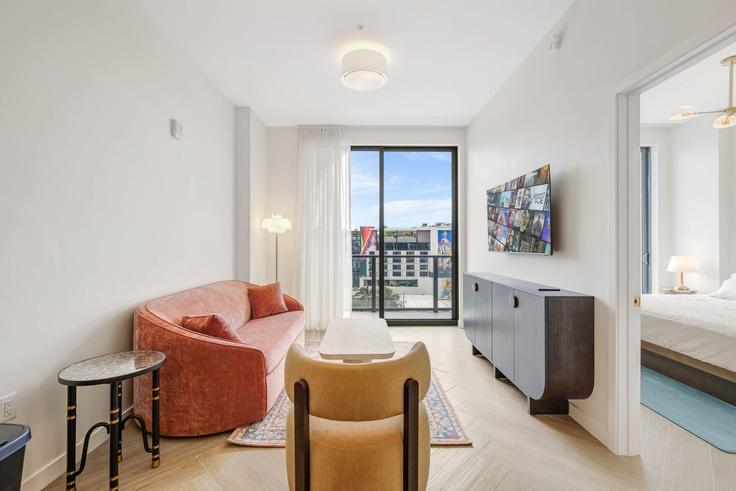 Miami, Miami에 위치한 Building Northwest 2nd Avenue - andes-str - 1602675 유닛의 세련된 인테리어가 돋보이는 거실