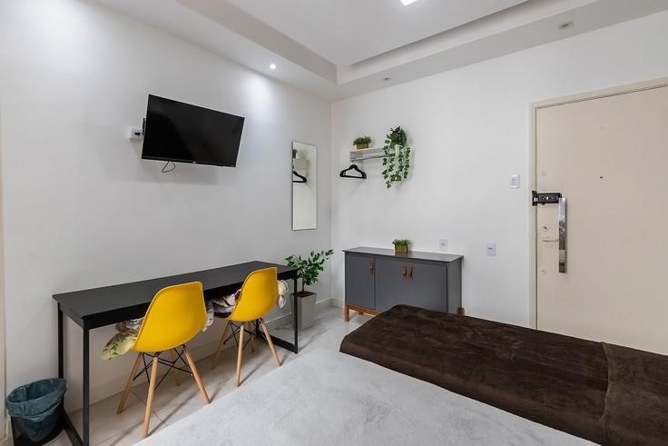 Rua Evaristo da Veigaにある1件の寝室・家具付きアパート(1365406P、Centro、Rio de Janeiro)写真 1枚 Rua Evaristo da Veigaにある1件の寝室・家具付きアパート(1365406P、Centro、Rio de Janeiro)写真 1枚