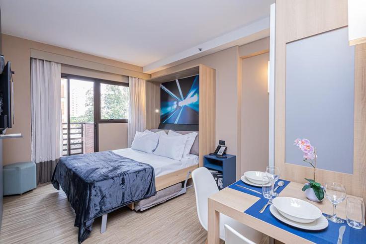 1 quarto mobiliado em apartamentos em Avenida Cauaxi 1327374P, Alphaville Industrial, Barueri, foto 1