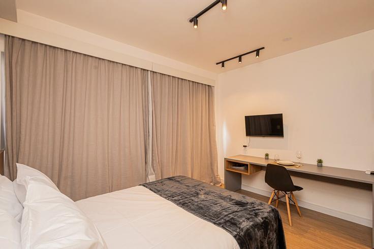 1 apartamento de un dormitorio amueblado en Rua Cabo Verde 1378364P , Vila Olímpia, São Paulo, foto 1