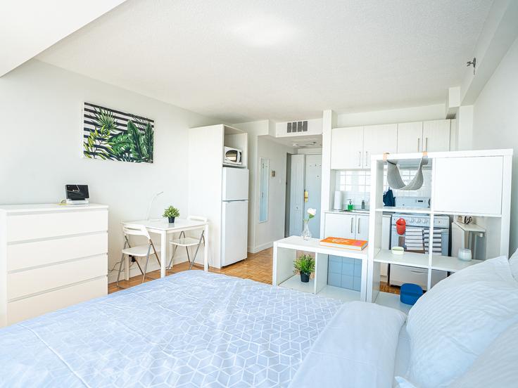 Studio meublé à Boulevard René-Lévesque Ouest 1534554P, Ville-Marie, Montreal, photo 1