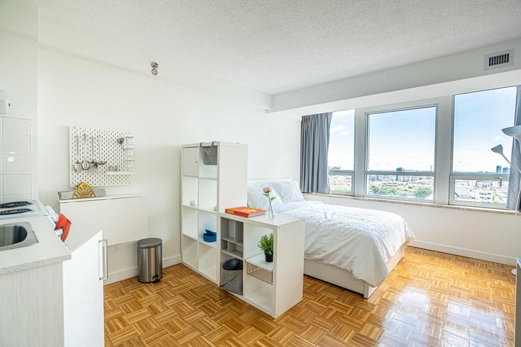 Stüdyo mobilyalı daire Boulevard René-Lévesque Ouest 1281093P , Ville-Marie, Montreal, fotoğraf 1