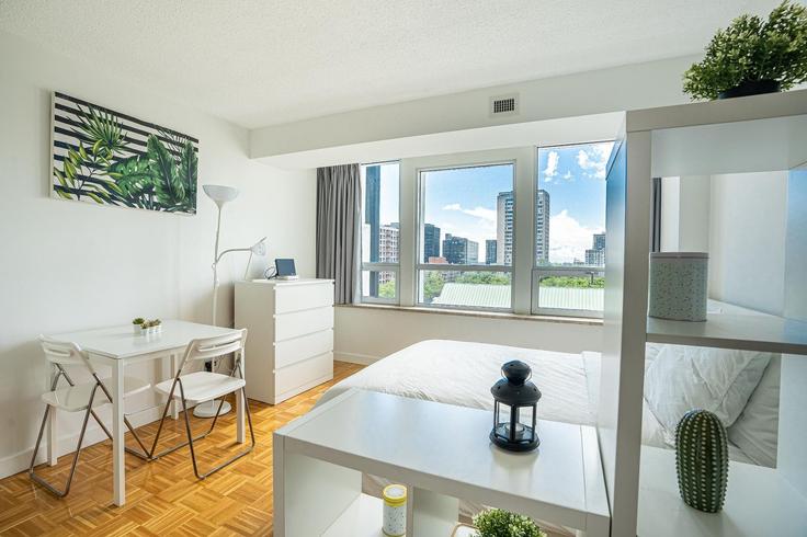 Studio meublé à Boulevard René-Lévesque Ouest 1281103P, Ville-Marie, Montreal, photo 1