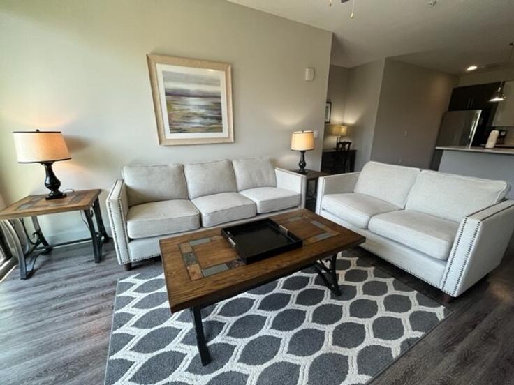 Atlanta, Atlanta에 위치한 Building 14th Street Northwest - ar-national-short-term-housing - 1335084 아파트의 세련된 인테리어가 돋보이는 거실