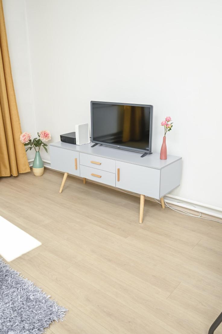 Vienna, Vienna에 위치한 Building Hauffgasse - arbiogroup - 1046218 - VIE 유닛의 세련된 인테리어가 돋보이는 거실