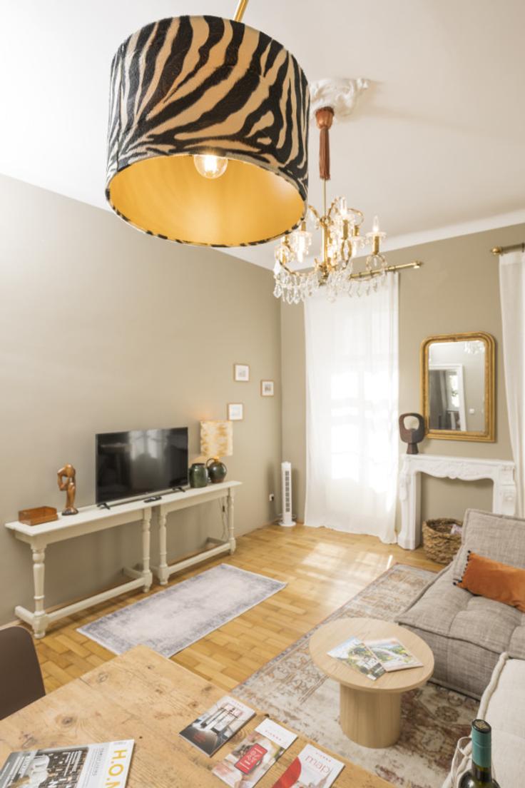 Building Otto-Bauer-Gasse - arbiogroup - 1046289 - VIE adresindeki bir dairede modern mobilyalarla zarif bir şekilde tasarlanmış oturma odası Vienna, Vienna