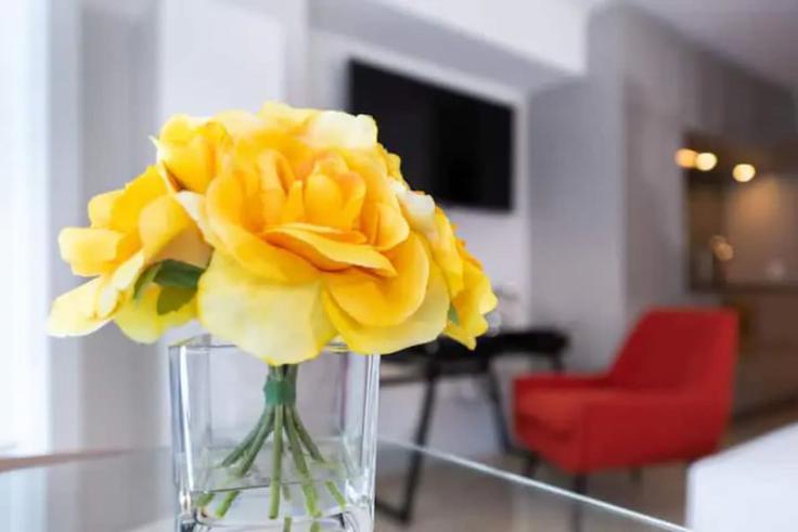 Building Yorkville Avenue - avalon-suites - 1559012 adresindeki bir dairede modern mobilyalarla zarif bir şekilde tasarlanmış oturma odası Old Toronto, Toronto Building Yorkville Avenue - avalon-suites - 1559012 adresindeki bir dairede modern mobilyalarla zarif bir şekilde tasarlanmış oturma odası Old Toronto, Toronto