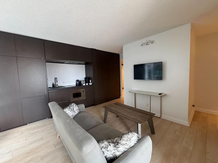 Building Cumberland Street - avalonsuitsyorkville - 1379531 adresindeki bir dairede modern mobilyalarla zarif bir şekilde tasarlanmış oturma odası Old Toronto, Toronto Building Cumberland Street - avalonsuitsyorkville - 1379531 adresindeki bir dairede modern mobilyalarla zarif bir şekilde tasarlanmış oturma odası Old Toronto, Toronto