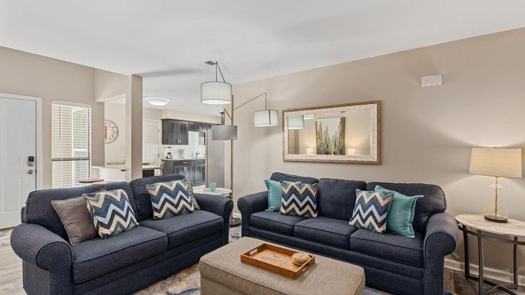 Building Southfields Road - avantstay - 1399948 adresindeki bir dairede modern mobilyalarla zarif bir şekilde tasarlanmış oturma odası Laguna Beach, Laguna Beach Building Southfields Road - avantstay - 1399948 adresindeki bir dairede modern mobilyalarla zarif bir şekilde tasarlanmış oturma odası Laguna Beach, Laguna Beach