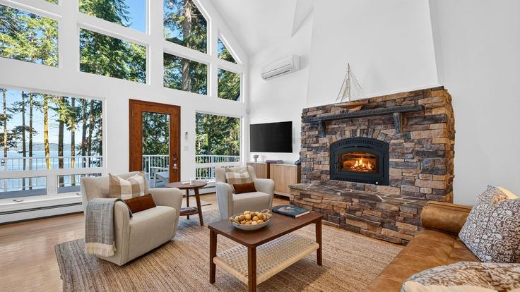 Salle de séjour élégante avec mobilier moderne dans un appartement à Building North Bluff Road - avantstay - 1579406 à Greenbank, Greenbank Salle de séjour élégante avec mobilier moderne dans un appartement à Building North Bluff Road - avantstay - 1579406 à Greenbank, Greenbank