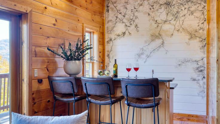 Building Nottingham Heights Way - avantstay - 1404603 adresindeki bir dairede modern mobilyalarla zarif bir şekilde tasarlanmış oturma odası Pigeon Forge, Pigeon Forge