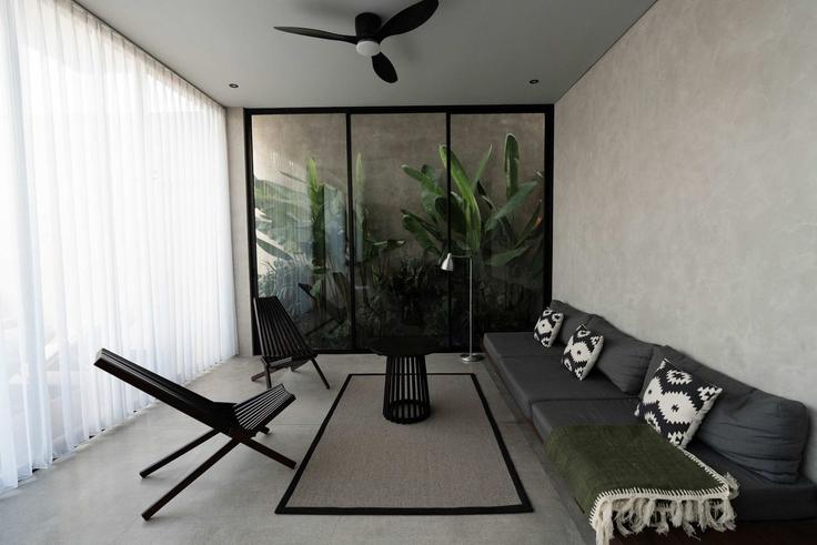 Badung Regency MengwiのBuilding 948Q+P8R - balisuperhost - 1522626のアパートメントにある、モダンな家具を備えたエレガントなデザインのリビングルーム Badung Regency MengwiのBuilding 948Q+P8R - balisuperhost - 1522626のアパートメントにある、モダンな家具を備えたエレガントなデザインのリビングルーム