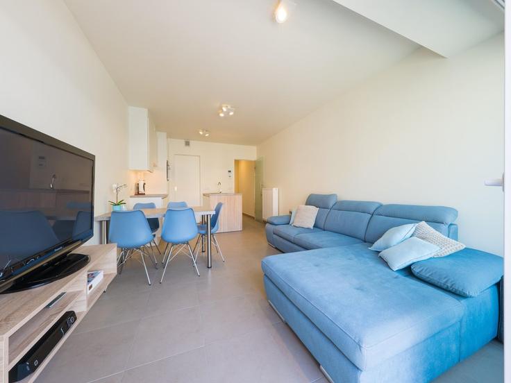 Elegantly designed living room with modern furnishings in an apartment at Building Duinenweg - belvilla-ag-dancenter-as - 1443475 in Middelkerke, Middelkerke Elegantly designed living room with modern furnishings in an apartment at Building Duinenweg - belvilla-ag-dancenter-as - 1443475 in Middelkerke, Middelkerke