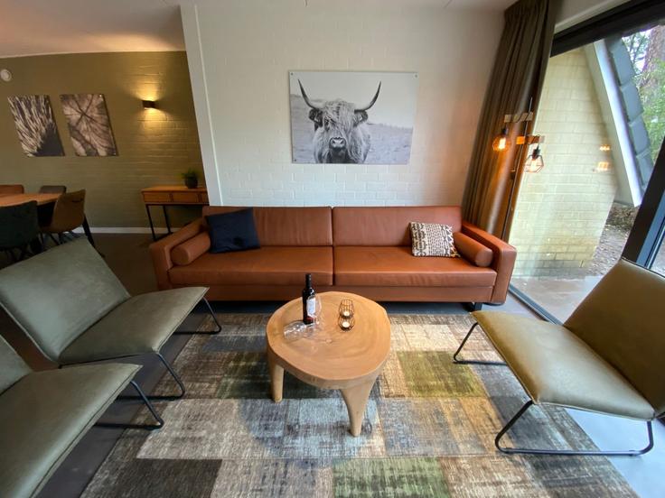 Elegante sala de estar con mobiliario moderno en un apartamento en Building Katjeskelder - belvilla-ag-dancenter-as - 1442572 en Oosterhout, Oosterhout Elegante sala de estar con mobiliario moderno en un apartamento en Building Katjeskelder - belvilla-ag-dancenter-as - 1442572 en Oosterhout, Oosterhout