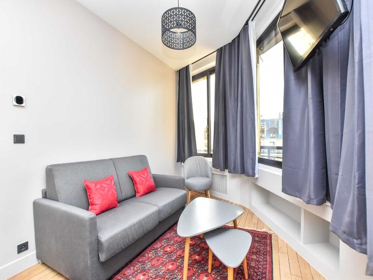 9th arrondissement, Paris에 위치한 Building Rue du Helder - belvilla-ag-dancenter-as - 1446610 유닛의 세련된 인테리어가 돋보이는 거실