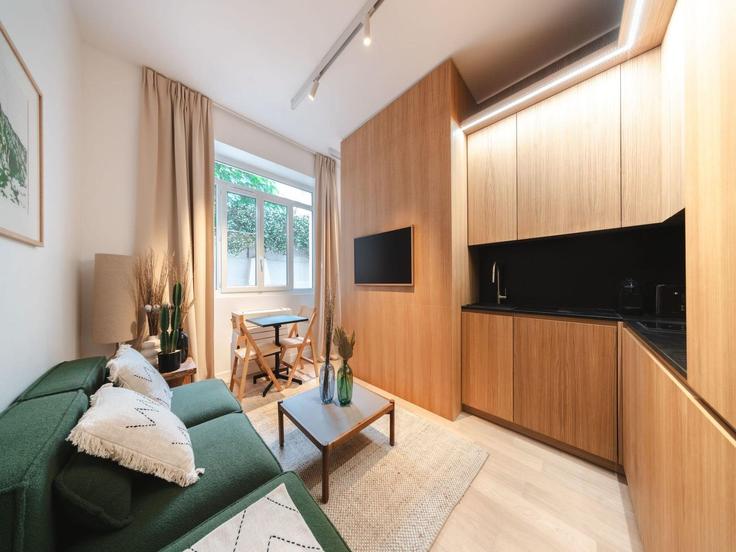 11th arrondissement, Paris에 위치한 Building Rue du Chemin Vert - belvilla-ag-dancenter-as - 1396376 유닛의 세련된 인테리어가 돋보이는 거실