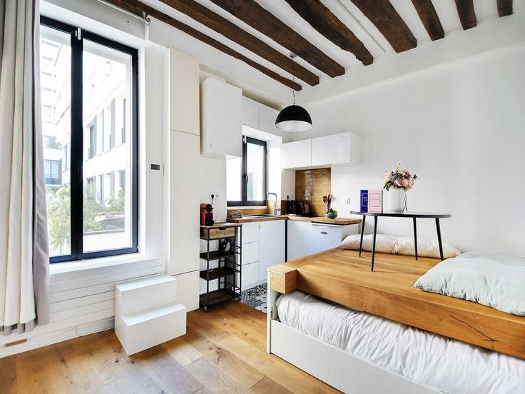 11th arrondissement, Paris에 위치한 Building Rue Amelot - belvilla-ag-dancenter-as - 1408308 유닛의 세련된 인테리어가 돋보이는 거실