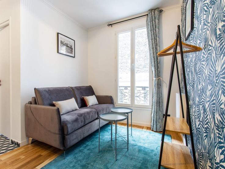 12th arrondissement, Paris에 위치한 Building Rue du Faubourg Saint-Antoine - belvilla-ag-dancenter-as - 1399533 유닛의 세련된 인테리어가 돋보이는 거실