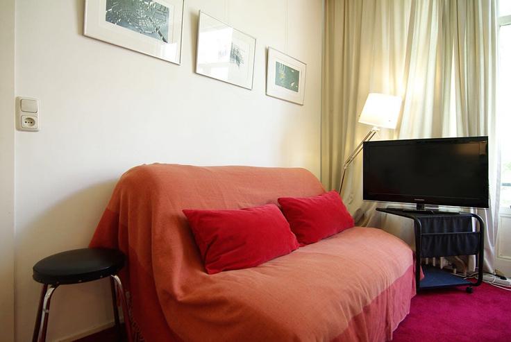 Salle de séjour élégante avec mobilier moderne dans un appartement à Building Lomanstraat - betterstays - 1512288 à Amsterdam, Amsterdam