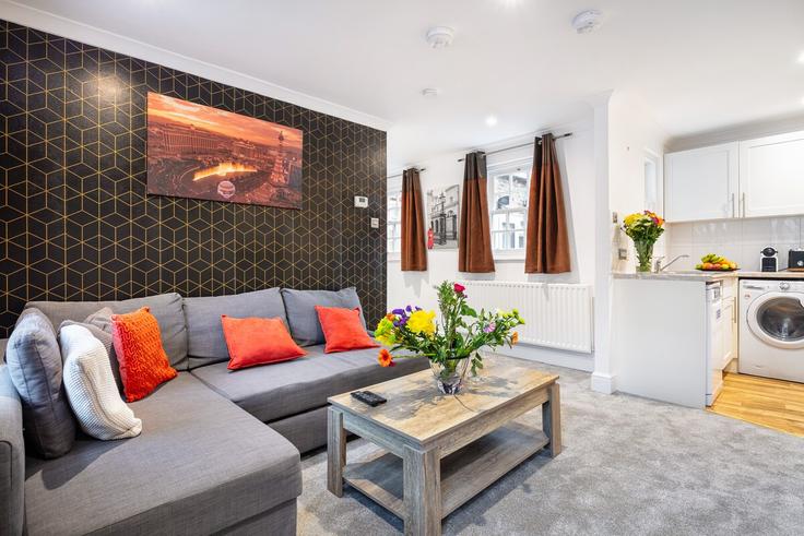 City of Westminster, London에 위치한 Building Regency Place - big-ben-stays - 1522308 유닛의 세련된 인테리어가 돋보이는 거실