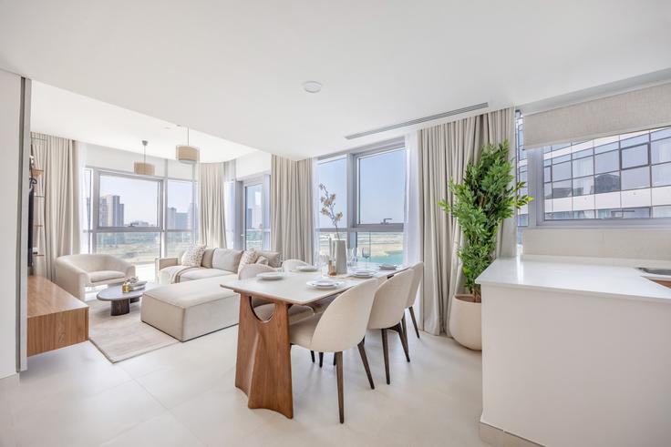 Building Matar Bin Thani Al Rumaithi Street - bloomfields-holiday-home - 1475167 adresindeki bir dairede modern mobilyalarla zarif bir şekilde tasarlanmış oturma odası Al Reem Island, Abu Dhabi Building Matar Bin Thani Al Rumaithi Street - bloomfields-holiday-home - 1475167 adresindeki bir dairede modern mobilyalarla zarif bir şekilde tasarlanmış oturma odası Al Reem Island, Abu Dhabi