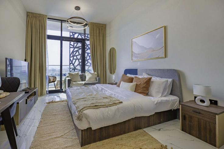 Möblierte Studio-Wohnung in Tariaq Bedon Esm 1475046P , Masdar City, Abu Dhabi, Foto 1