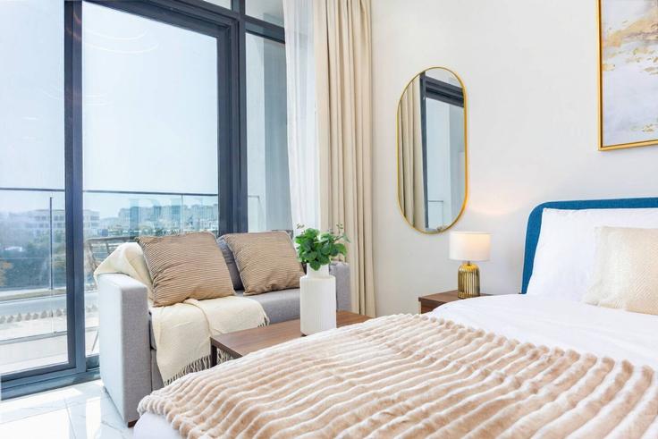 Möblierte Studio-Wohnung in Tariaq Bedon Esm 1475056P , Masdar City, Abu Dhabi, Foto 1