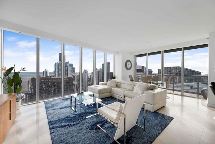 Elegantly designed living room with modern furnishings in an apartment at Building Brickell Avenue - blues-vacation-rentals-llc - 1581530 in Miami, Miami Elegantly designed living room with modern furnishings in an apartment at Building Brickell Avenue - blues-vacation-rentals-llc - 1581530 in Miami, Miami