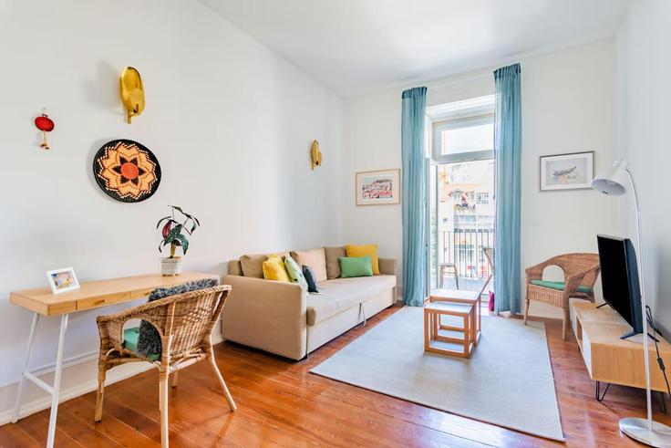 3 chambre appartement meublé à Rua da Sociedade Farmacêutica 1256666P , Santo António, Lisbon, photo 1 3 chambre appartement meublé à Rua da Sociedade Farmacêutica 1256666P , Santo António, Lisbon, photo 1