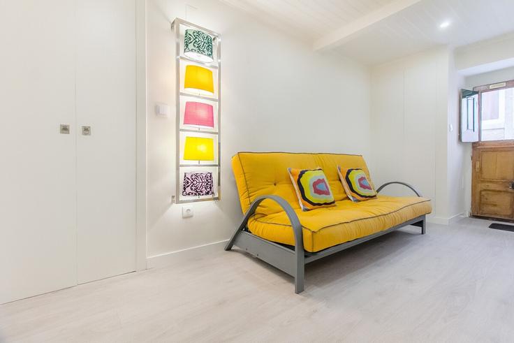 Misericórdia, Lisbon에 위치한 Building Travessa do Sequeiro - bnbird-homes - 1335082 유닛의 세련된 인테리어가 돋보이는 거실