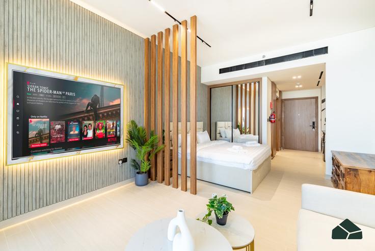 Building Marasi Drive - book-my-stay-holiday-homes-llc - 1288582 - DXB adresindeki bir dairede modern mobilyalarla zarif bir şekilde tasarlanmış oturma odası Business Bay, Dubai Building Marasi Drive - book-my-stay-holiday-homes-llc - 1288582 - DXB adresindeki bir dairede modern mobilyalarla zarif bir şekilde tasarlanmış oturma odası Business Bay, Dubai