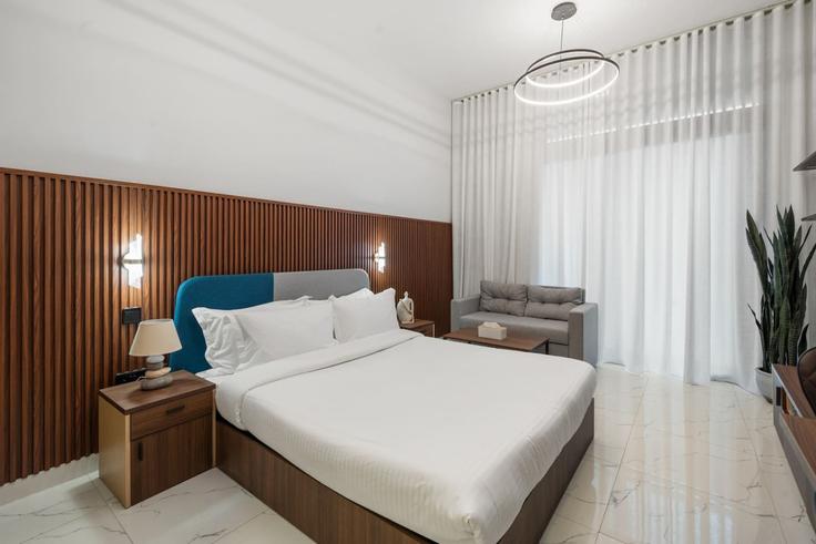 Abu Dhabi Masdar City의 Tariaq Bedon Esm (1322115P)에 위치한 스튜디오 풀퍼니시드 아파트 – 사진 1장