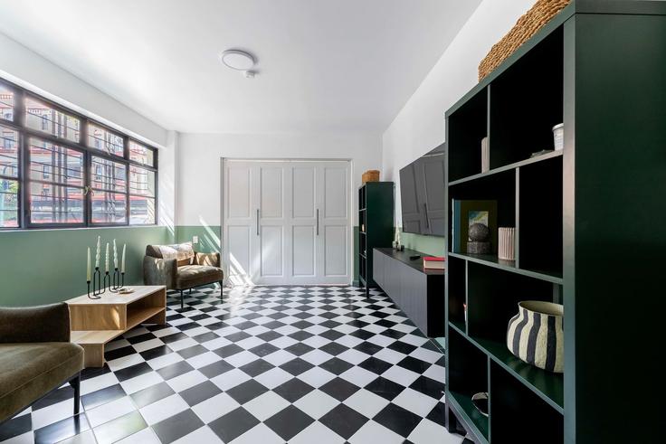 Mexico City, Mexico City에 위치한 Building Ayuntamiento - capitalia - 1252464 아파트의 세련된 인테리어가 돋보이는 거실