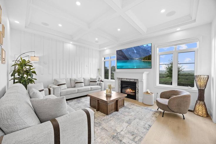 Salle de séjour élégante avec mobilier moderne dans un appartement à Building 41 North Park Boulevard - casa-co-host-1 - 1698620 à Oakville, Oakville Salle de séjour élégante avec mobilier moderne dans un appartement à Building 41 North Park Boulevard - casa-co-host-1 - 1698620 à Oakville, Oakville