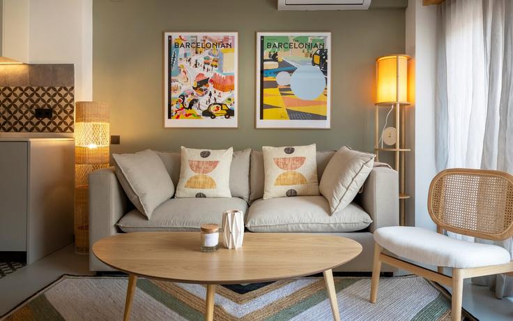 Sant Andreu, Barcelona에 위치한 Building Carrer de Matanzas - caterina-house - 1309476 - BCN 아파트의 세련된 인테리어가 돋보이는 거실